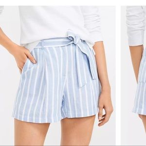 Loft paper bag shorts